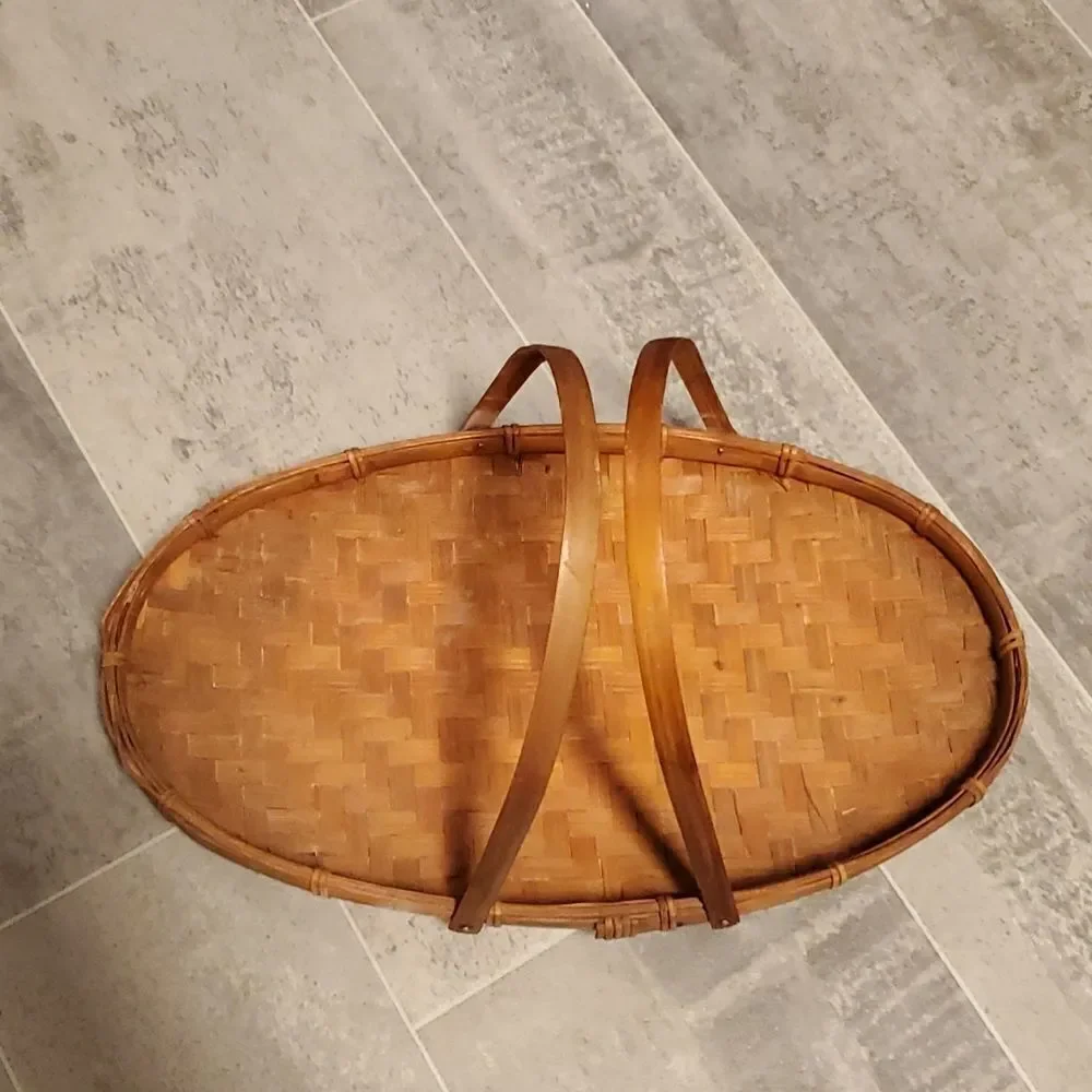 Vintage thin oval